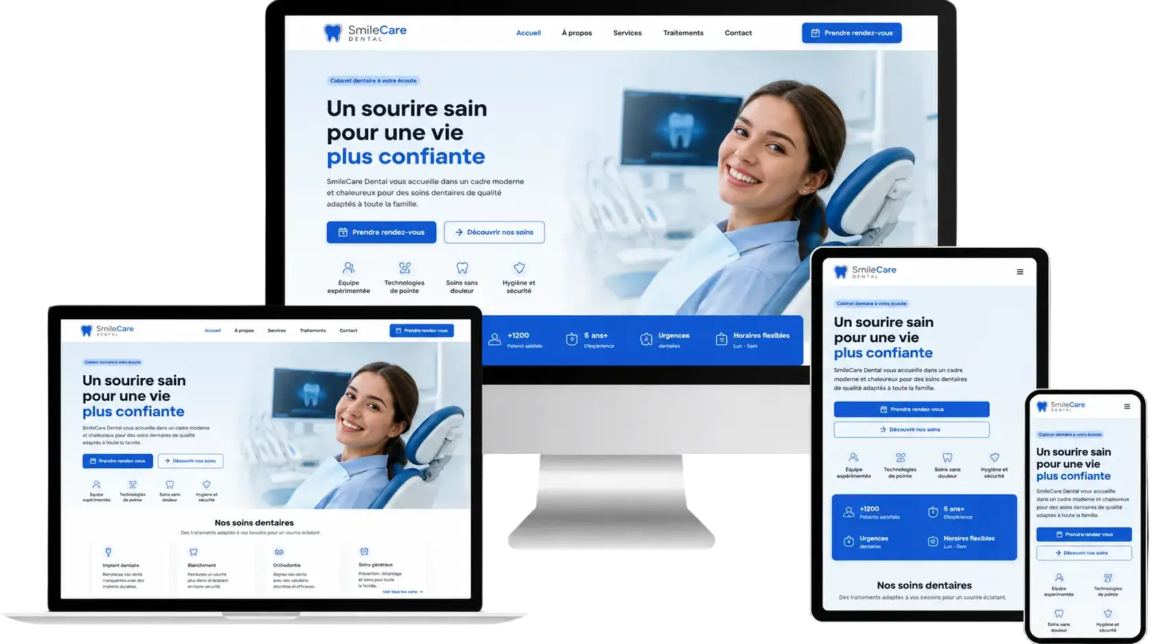 Mockup SmileCare Dental